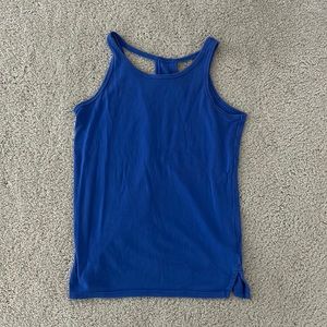 Blue Athleta Girl Tank Top
